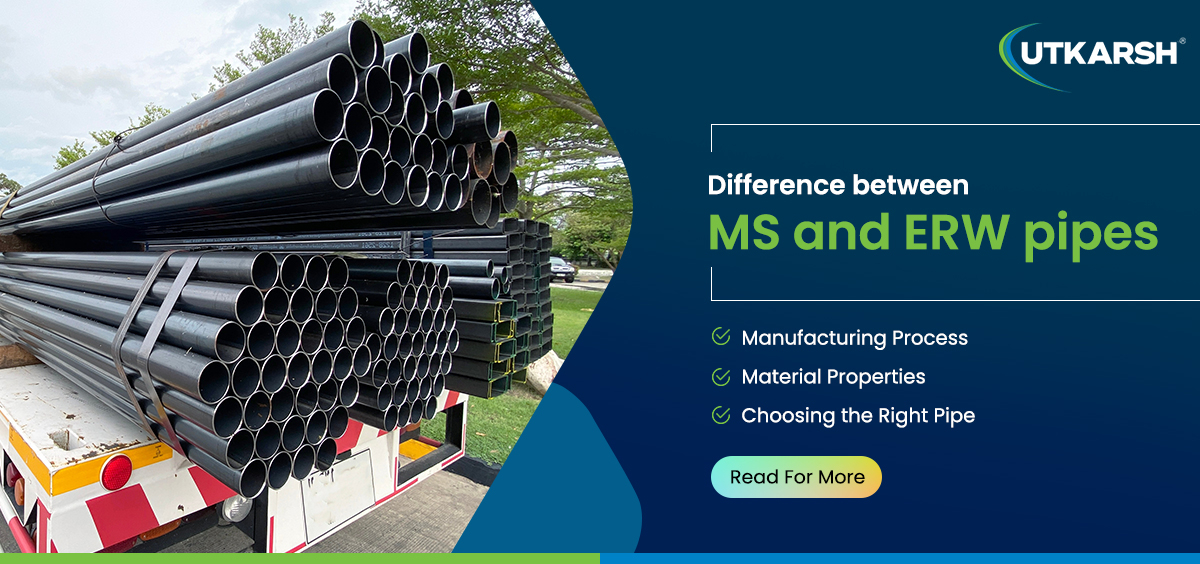Difference between MS and ERW pipes